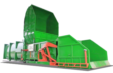 翻斗型移动式垃圾压缩站